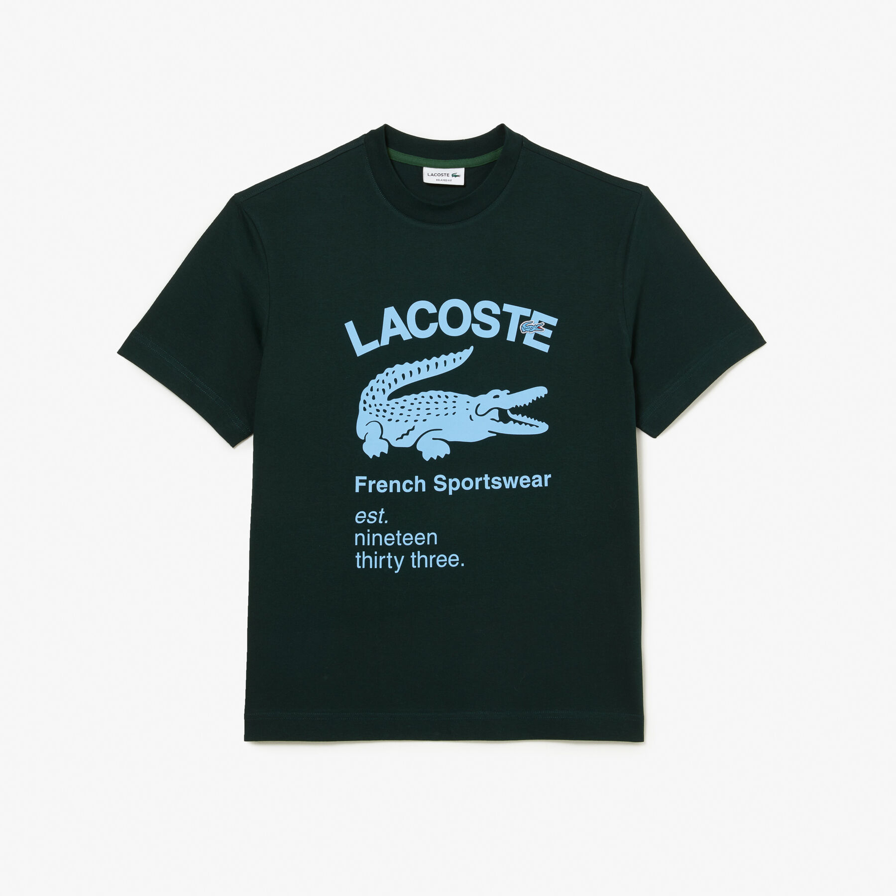 Men's Lacoste Relaxed Fit Crocodile T-Shirt men s lacoste relaxed fit crocodile t shirt