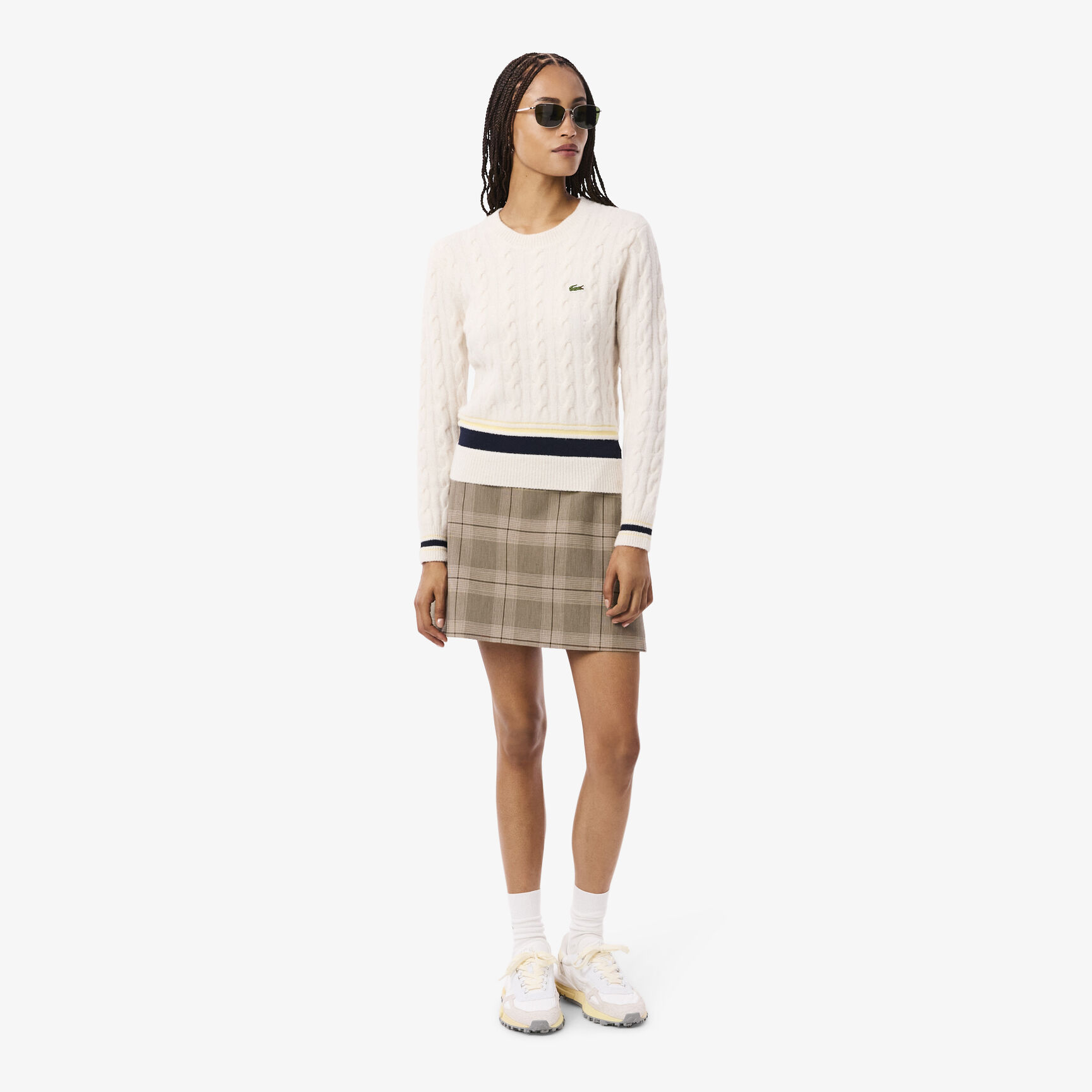 Water-Repellent Short Plaid Skirt Water-Repellent Short Plaid Skirt