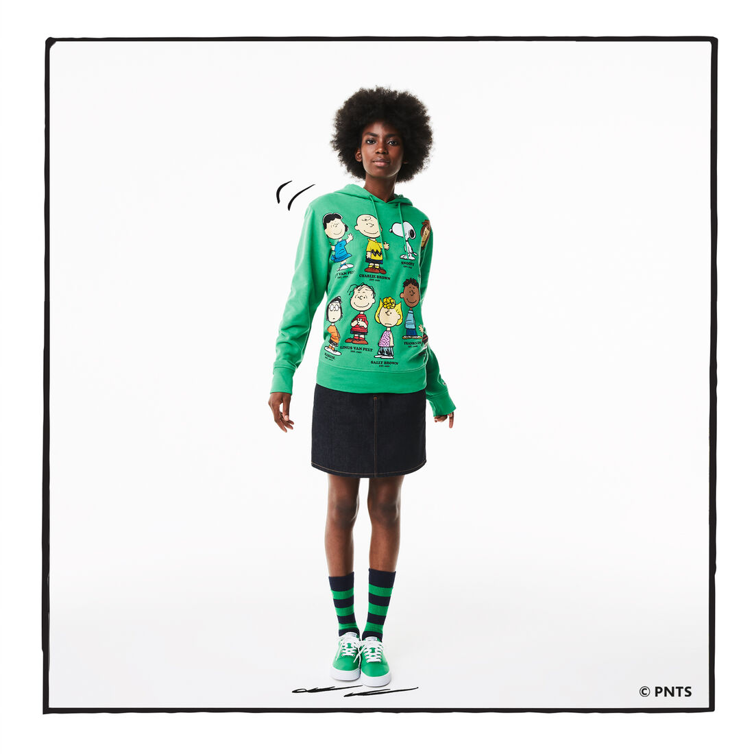 Unisex Lacoste x Peanuts Hooded Organic Cotton Sweatshirt Unisex Lacoste x Peanuts Hooded Organic Cotton Sweatshirt