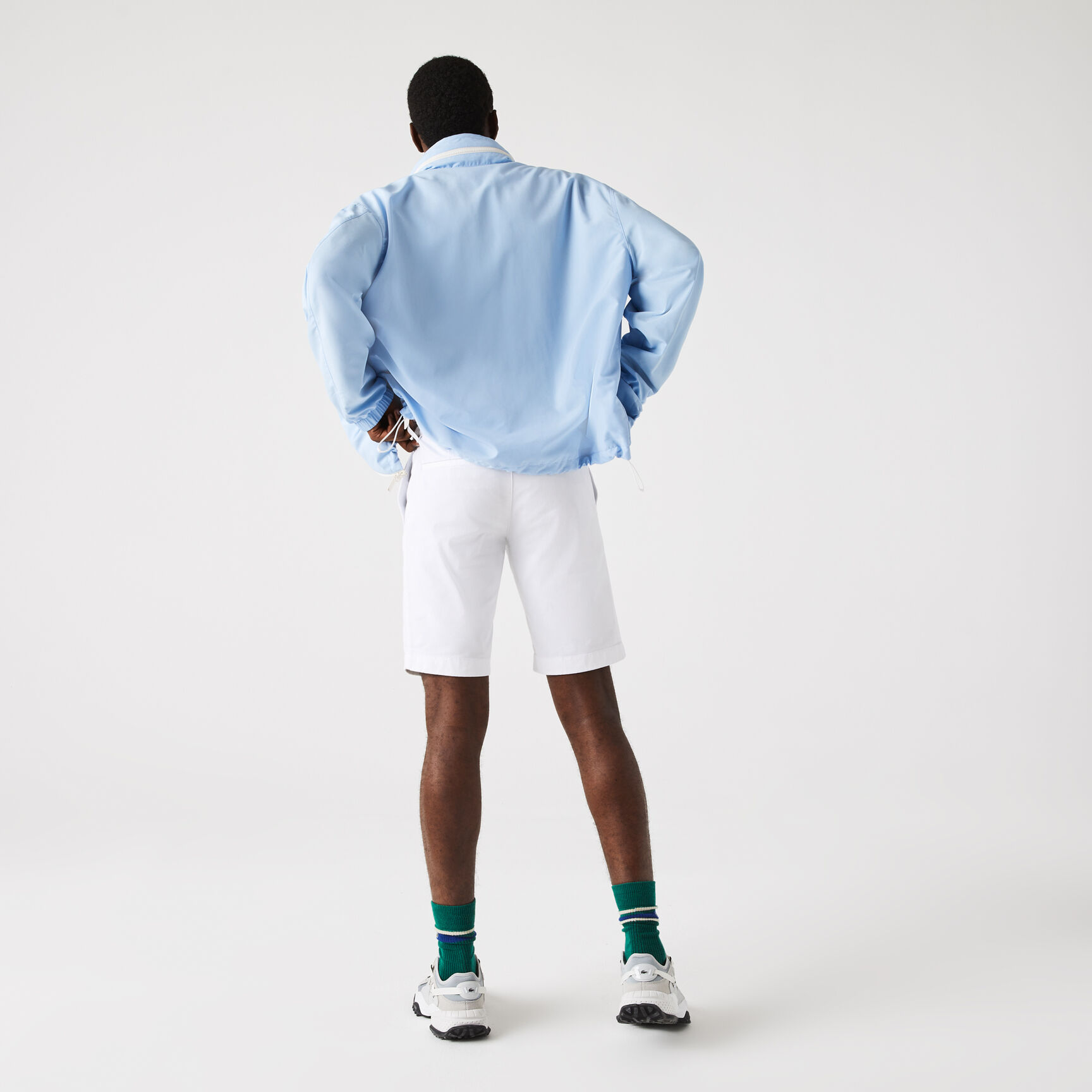 Men's Slim Fit Stretch Gabardine Bermuda Shorts