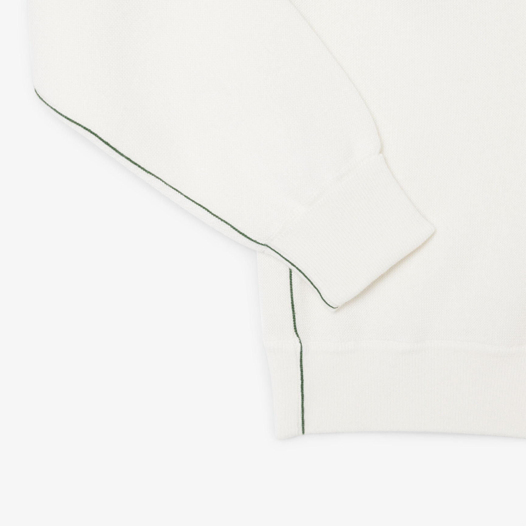 V Neck Moss Stitch Cotton Cardigan