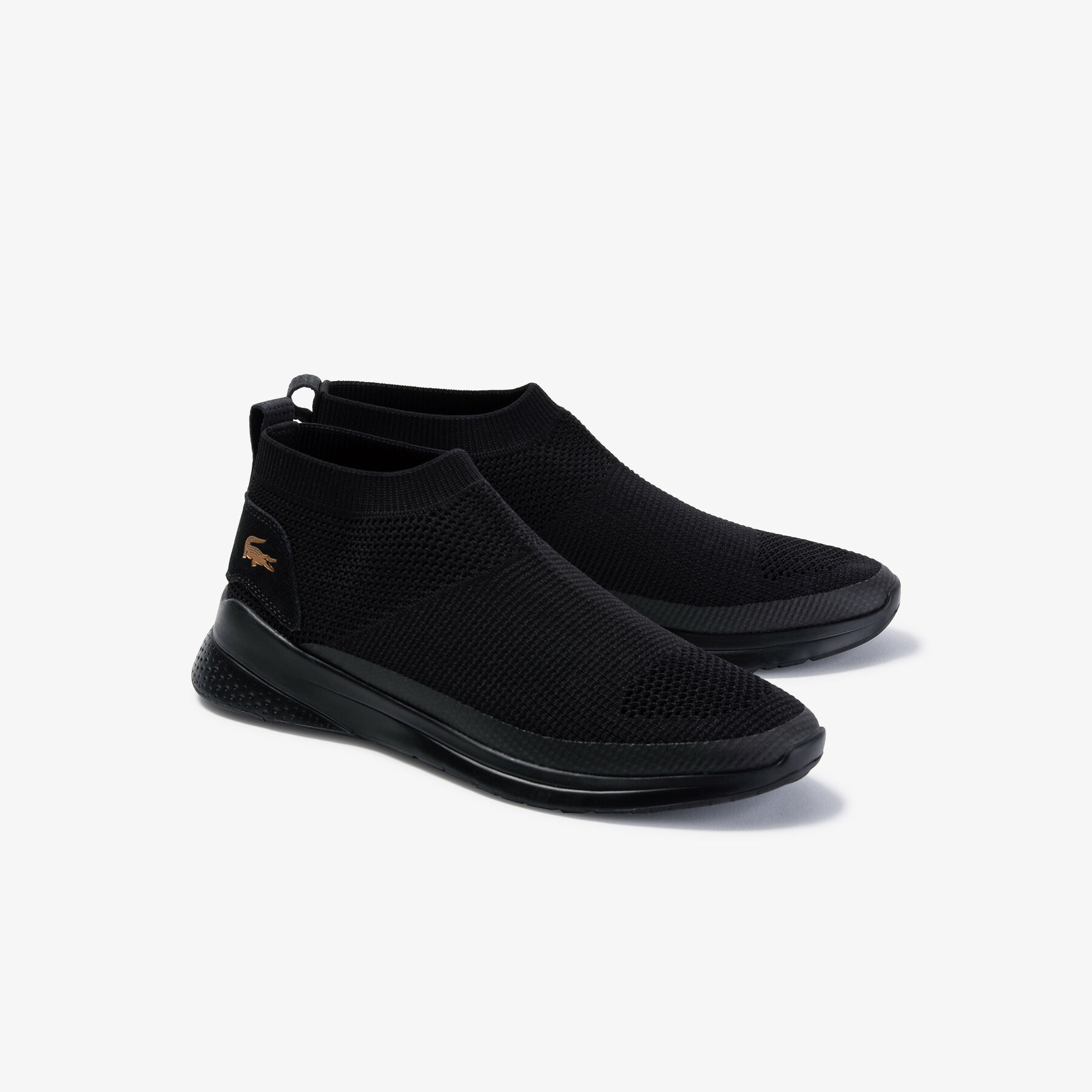 Men's LT Fit Sock Textile and Suede Slip-ons lacoste men s lt fit sock textile and suede slip ons