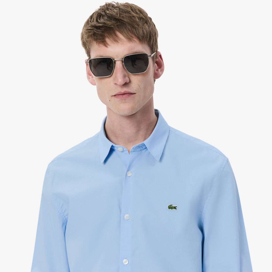 Slim Fit Stretch Cotton Poplin Shirt Slim Fit Stretch Cotton Poplin Shirt