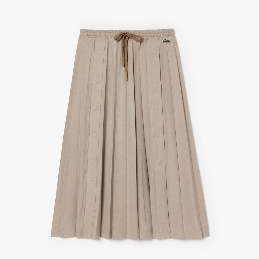 Long Pleated Flannel Skirt Long Pleated Flannel Skirt