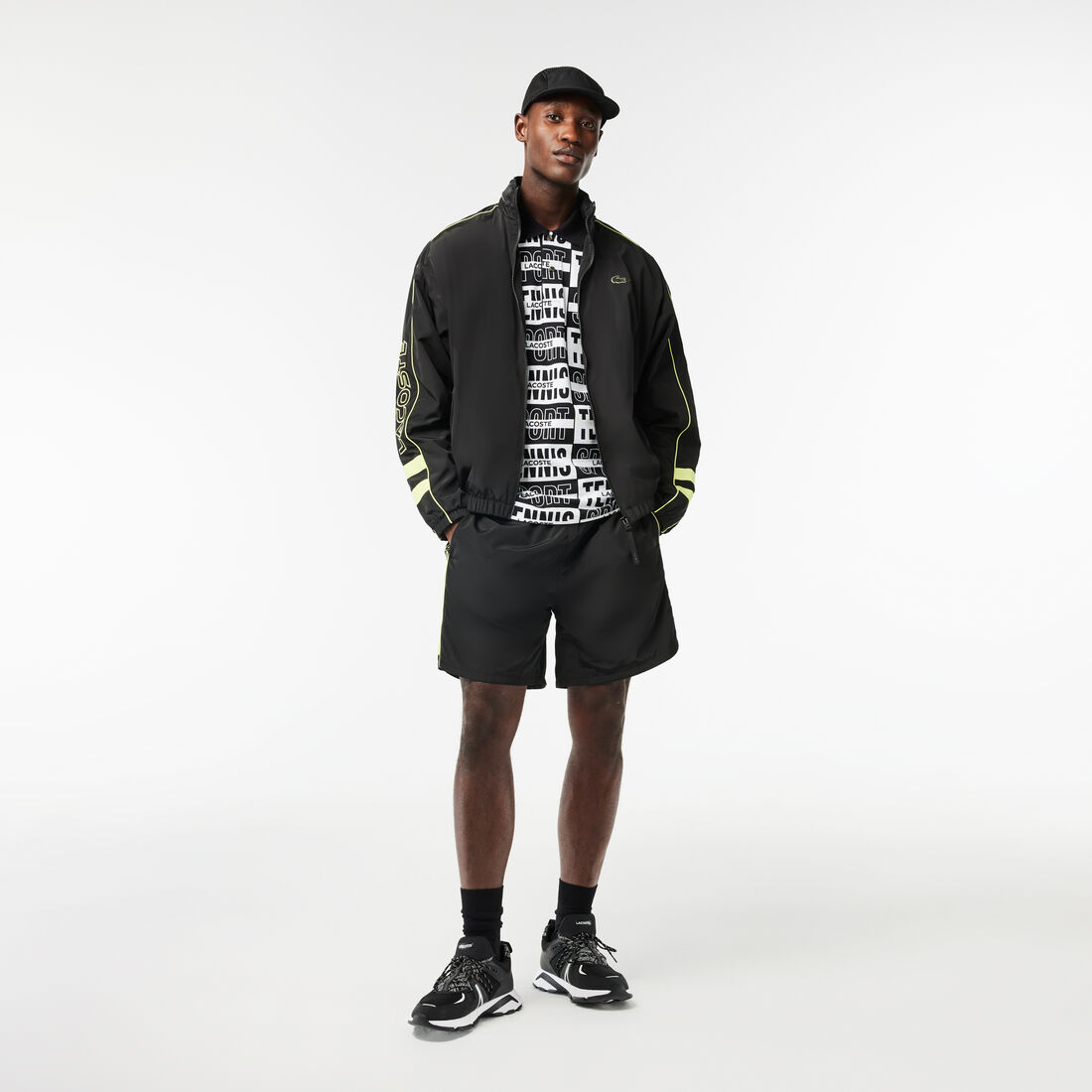 تي شيرت بولو برقعة تمساح مبطنة وقَصّة عادية تي شيرت بولو برقعة تمساح مبطنة وقَصّة عادية