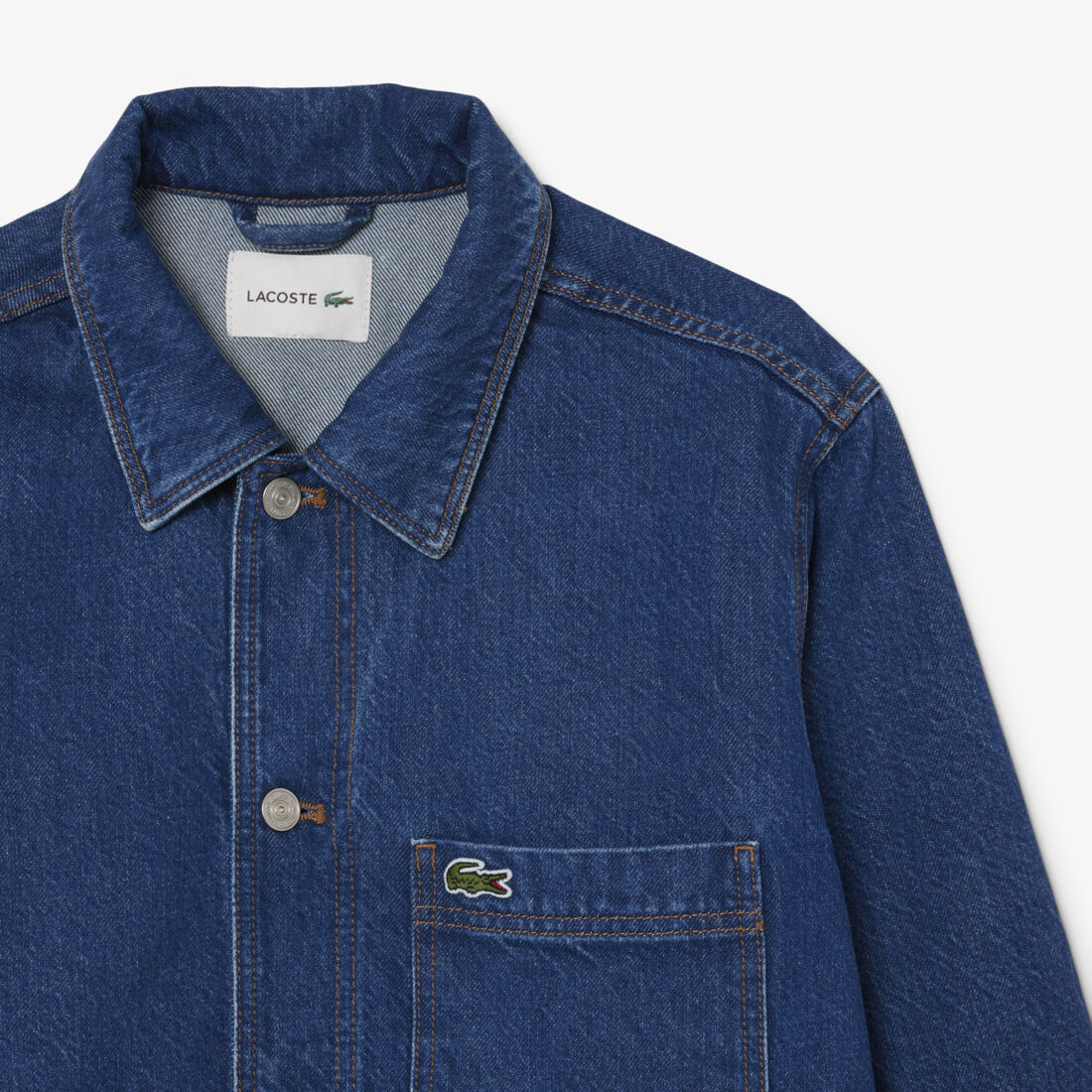 Heavy Cotton Denim Overshirt Jacket Heavy Cotton Denim Overshirt Jacket