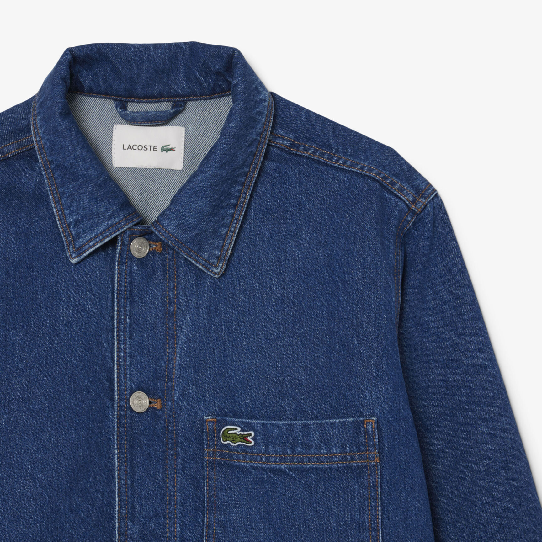 Heavy Cotton Denim Overshirt Jacket Heavy Cotton Denim Overshirt Jacket