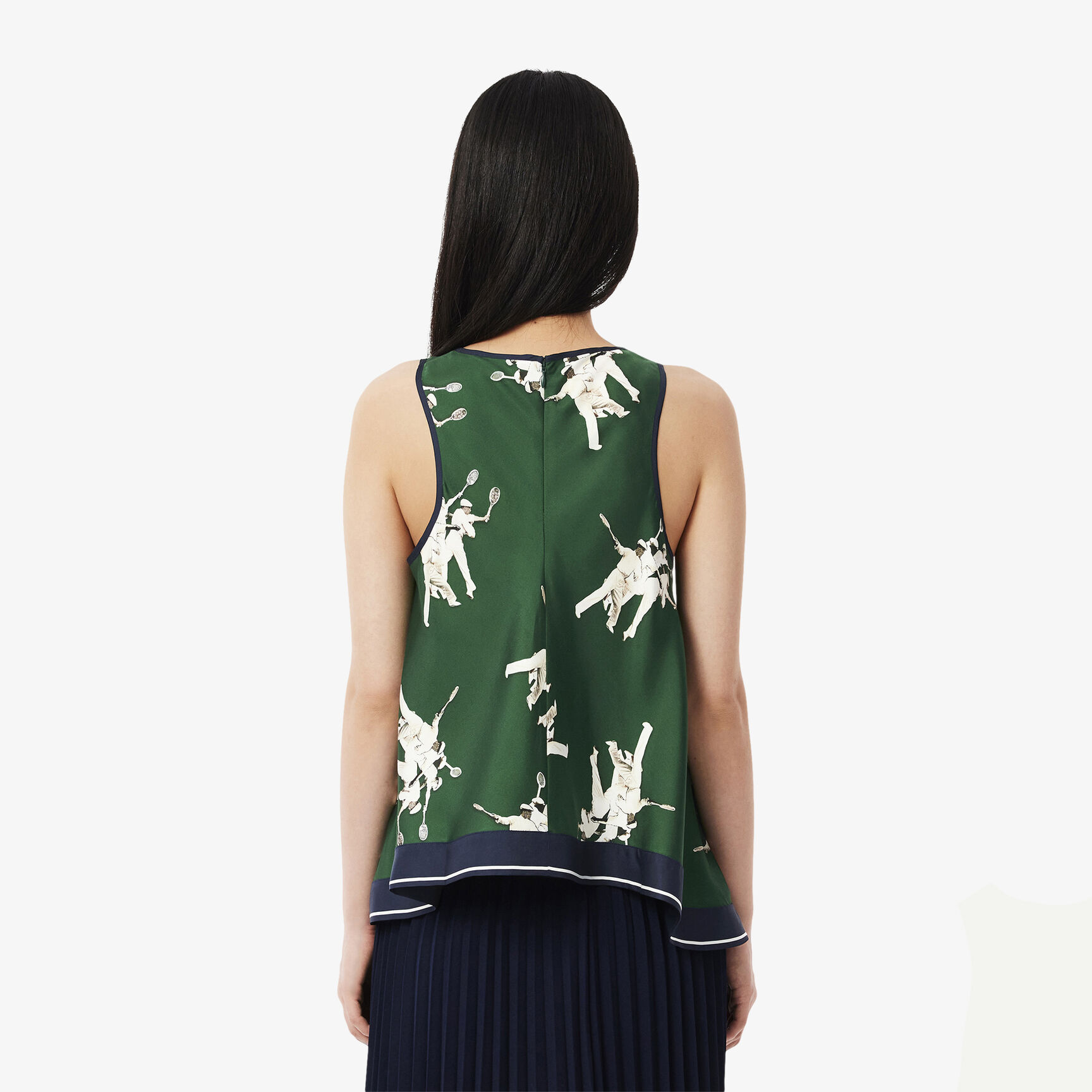 Regular Fit Lightweight Fluid Silk Top Regular Fit Lightweight Fluid Silk Top