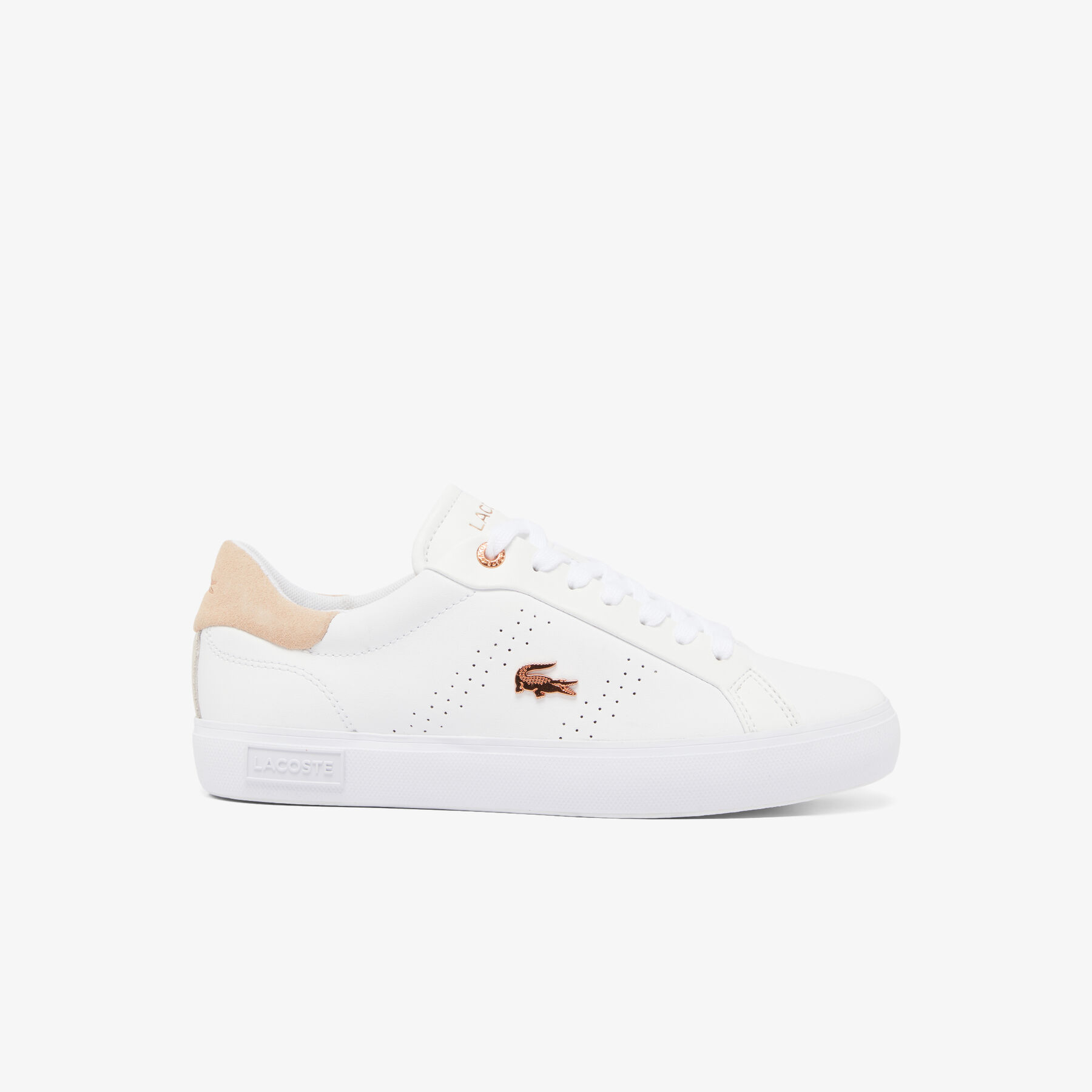 نسائي باوركورت 2.0 جلد سنيكرز Women's Powercourt 2.0 Leather Sneakers - 48SFA0003-1Y9