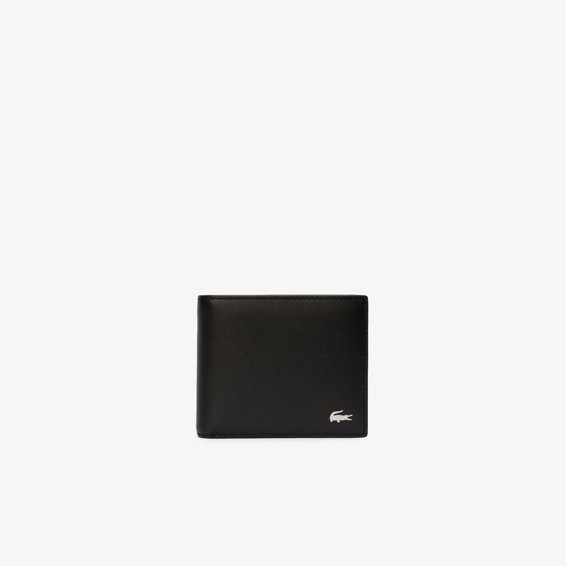 lacoste men s fitzgerald nine card leather wallet