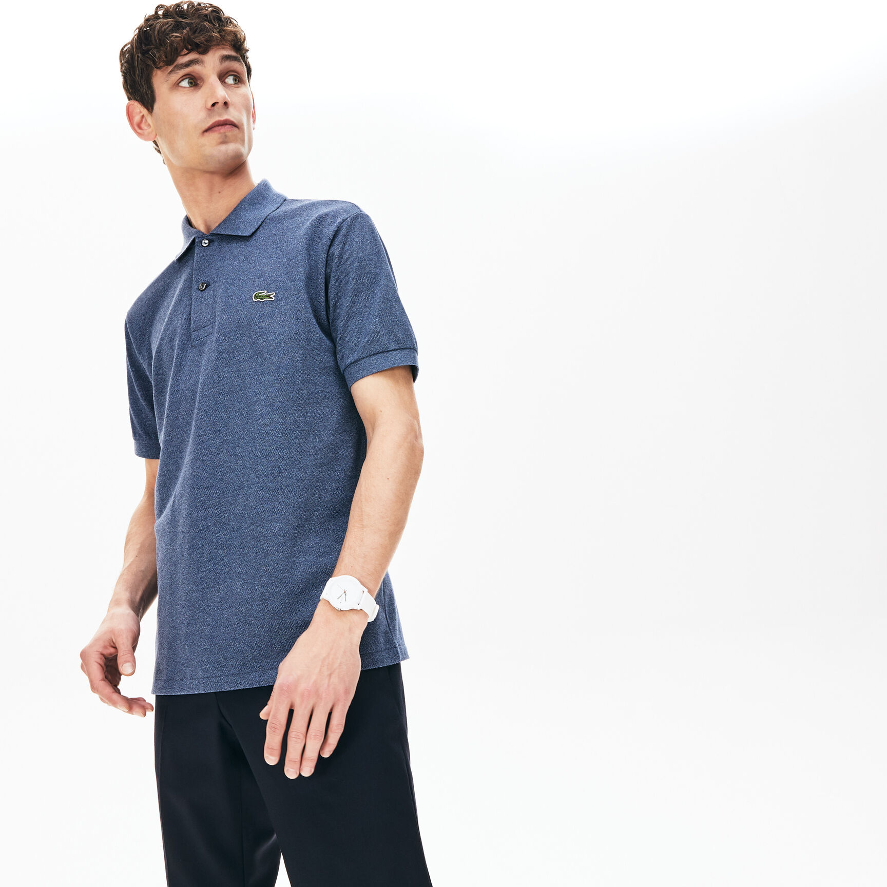 Classic Fit L.12.12 Marl Polo Shirt Classic Fit L.12.12 Marl Polo Shirt