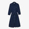 3/4 Sleeve Cotton Pique Polo Dress