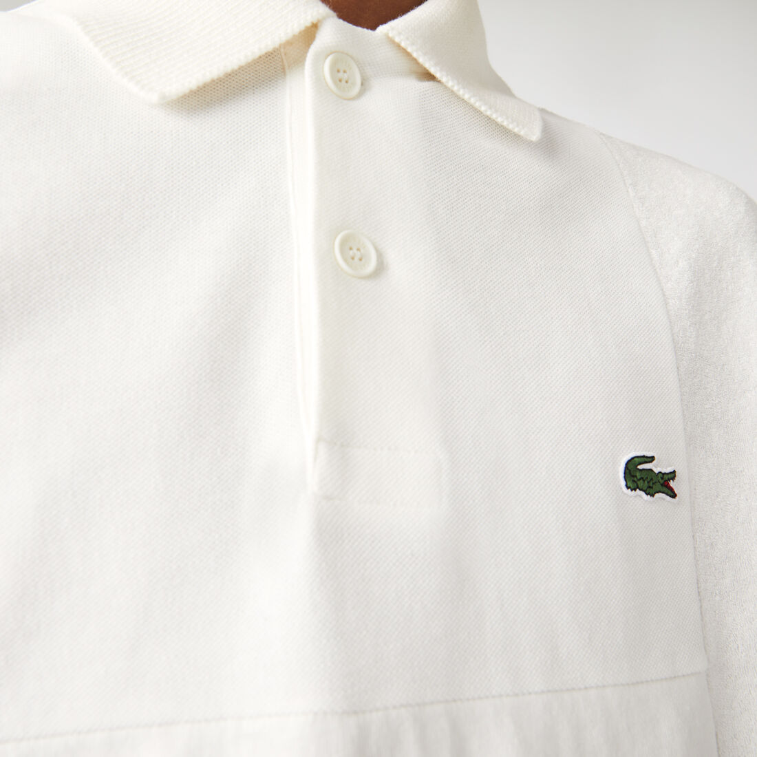 تيشيرت بولو كلاسيكي بيكيه وبوكليه بقصة مريحة للرجال مجموعة Lacoste L!VE تيشيرت بولو كلاسيكي بيكيه وبوكليه بقصة مريحة للرجال مجموعة Lacoste L!VE