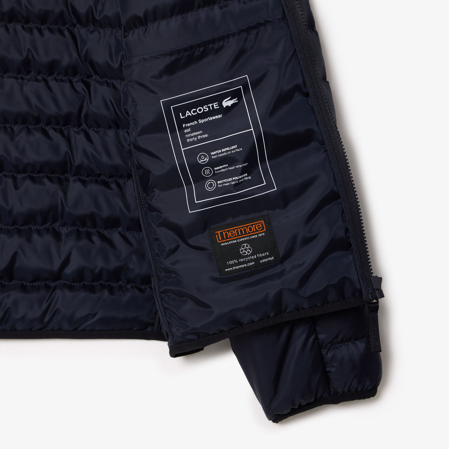Water-Repellent Quilted Puffed Jacket