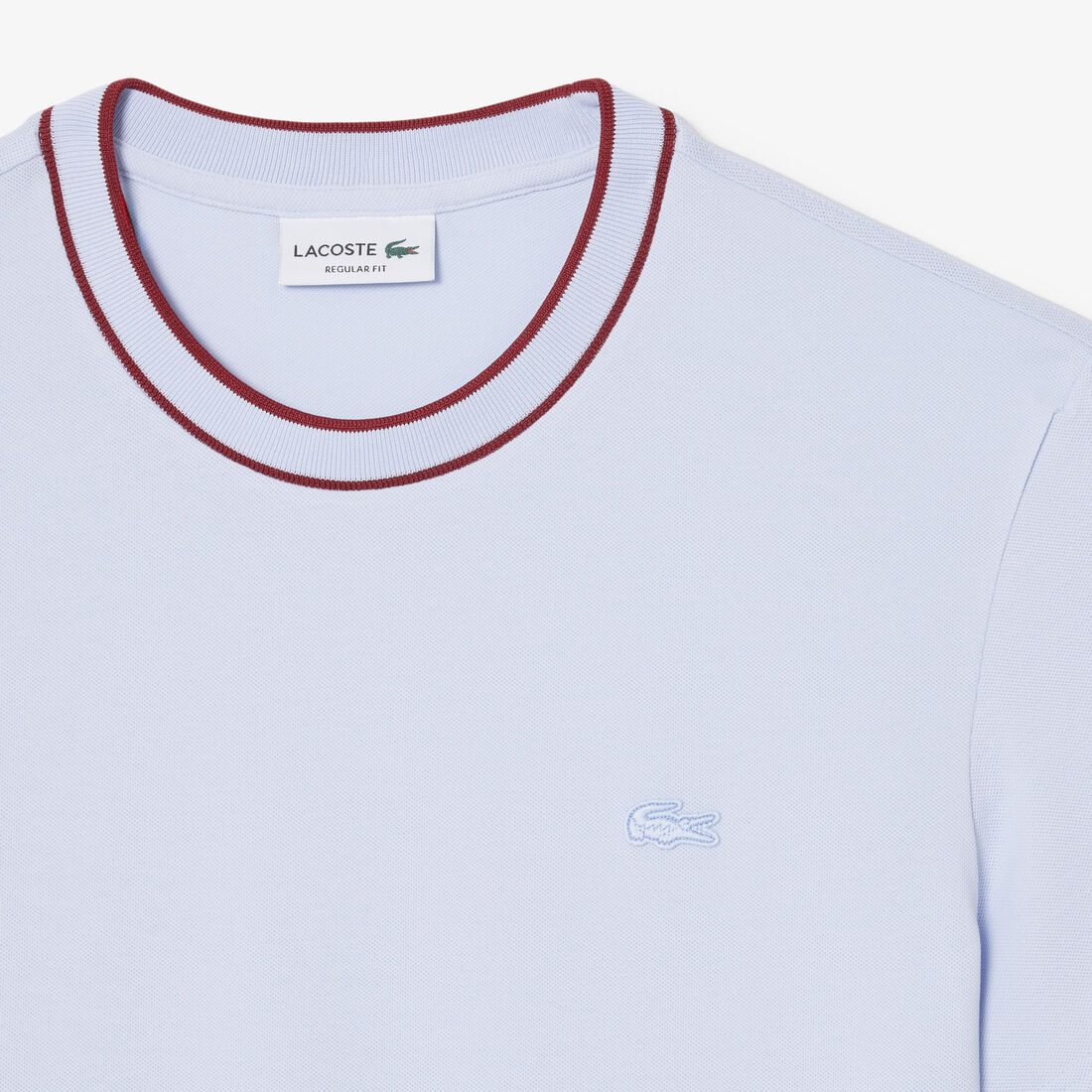 Stretch Pique Stripe Collar T-shirt Stretch Pique Stripe Collar T-shirt