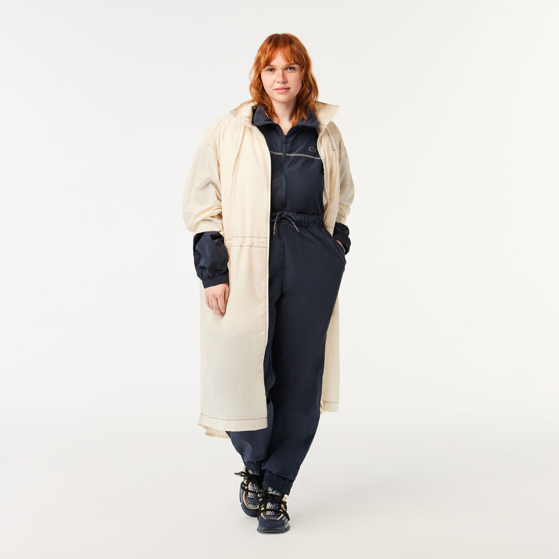 جمبسوت لاكوست نايلون بسحّاب للنساء جمبسوت لاكوست نايلون بسحّاب للنساء