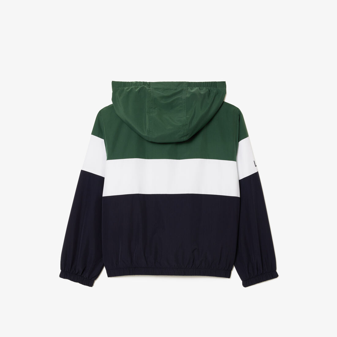 Kids' Lacoste Recycled Polyester Zipped Hooded Jacket Kids' Lacoste Recycled Polyester Zipped Hooded Jacket