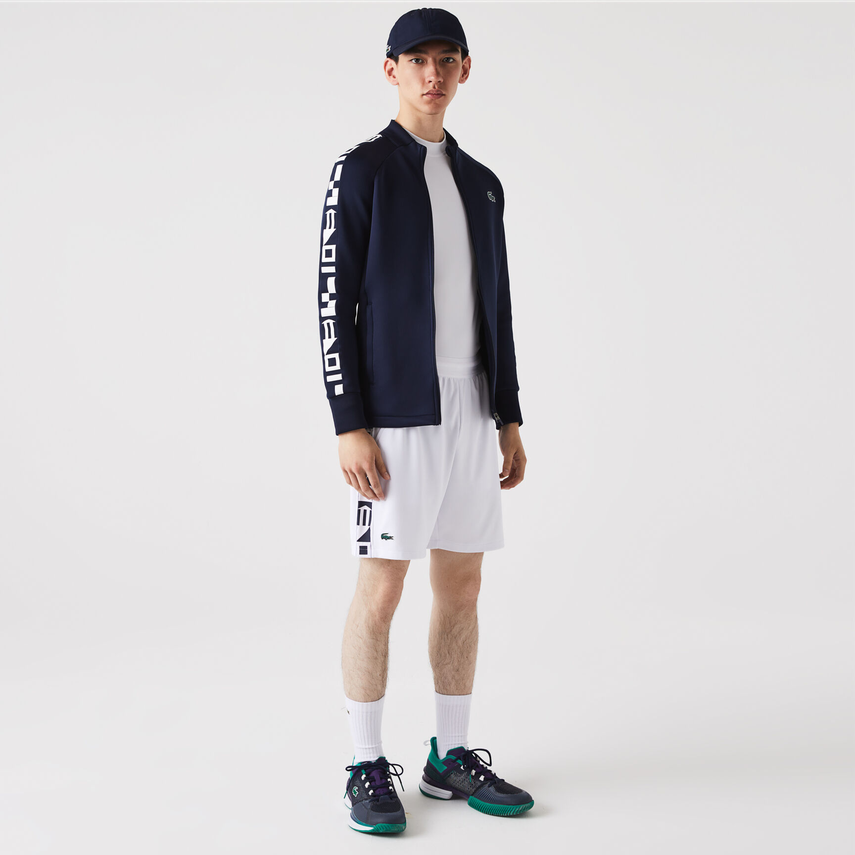 شورت تنس بطبعة بلون مغاير للرجال مجموعة Lacoste SPORT شورت تنس بطبعة بلون مغاير للرجال مجموعة Lacoste SPORT