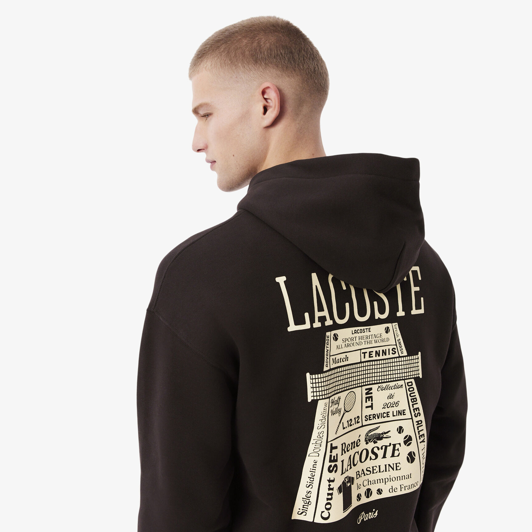 Loose Fit Printed Hoodie