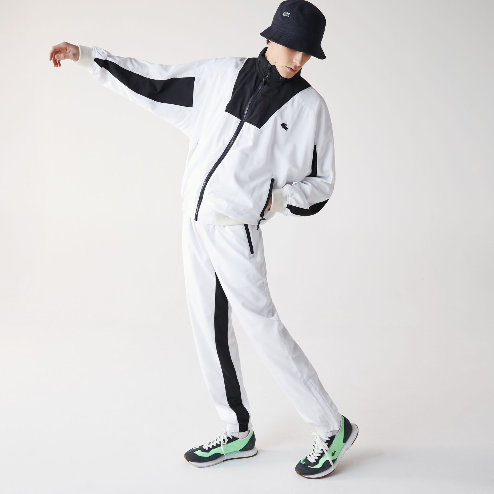 Men’s Lightweight Retro Style Colourblock Tracksuit Pants