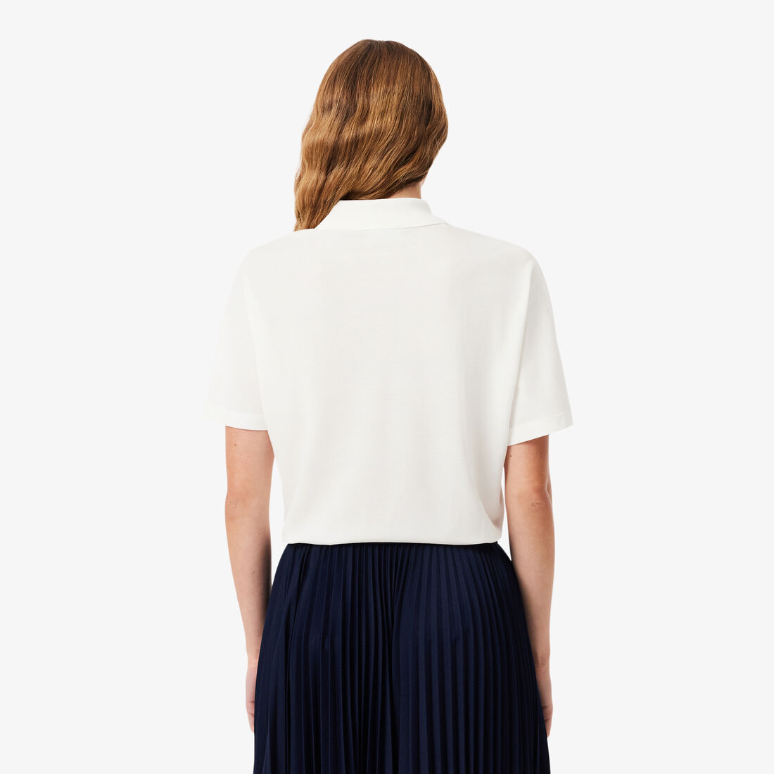 Relaxed Fit Fluid Pique Polo Shirt Relaxed Fit Fluid Pique Polo Shirt