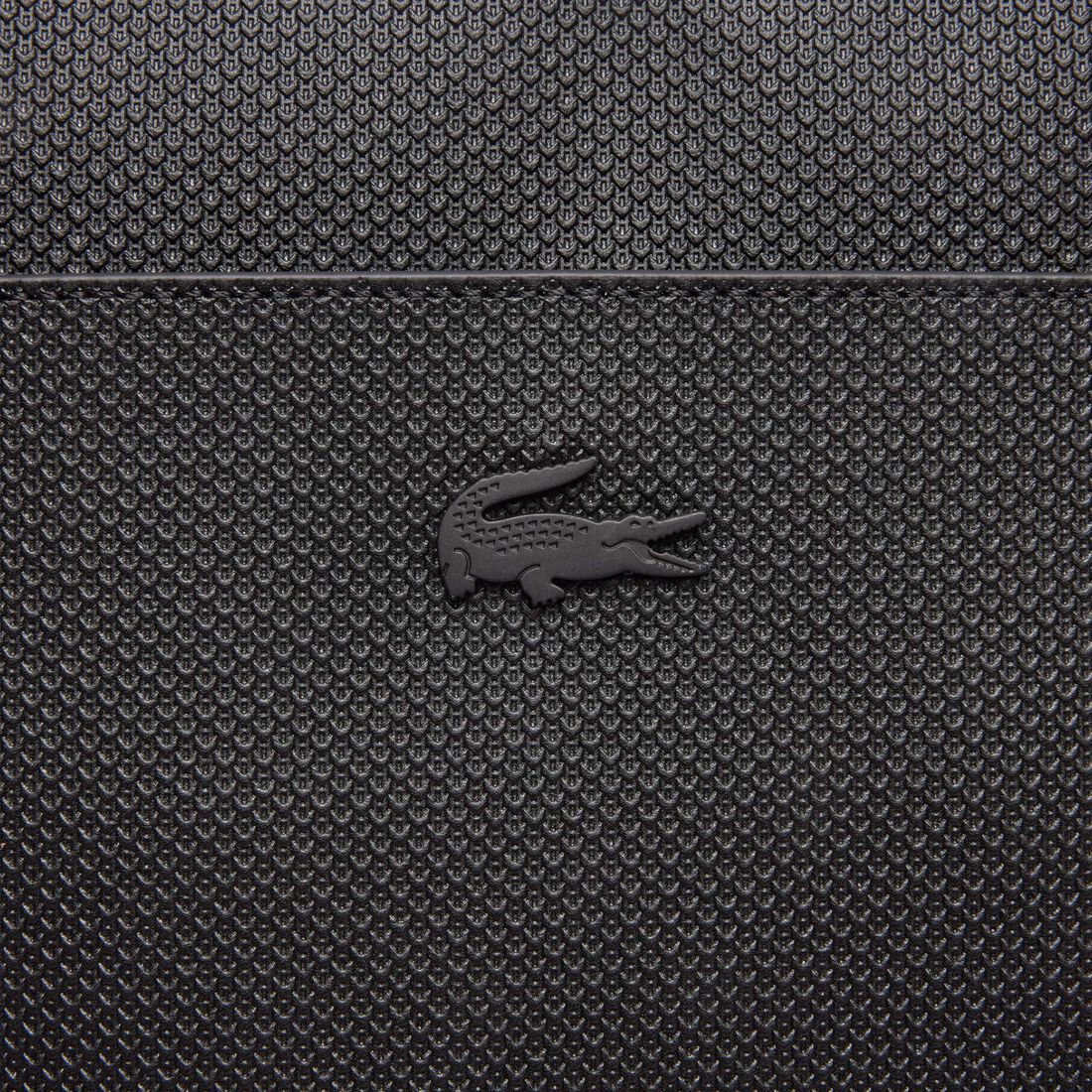 حقيبة مسطحة بسحّاب جلد بيكيه غير لامع للرجال مجموعة Chantaco حقيبة مسطحة بسحّاب جلد بيكيه غير لامع للرجال مجموعة Chantaco