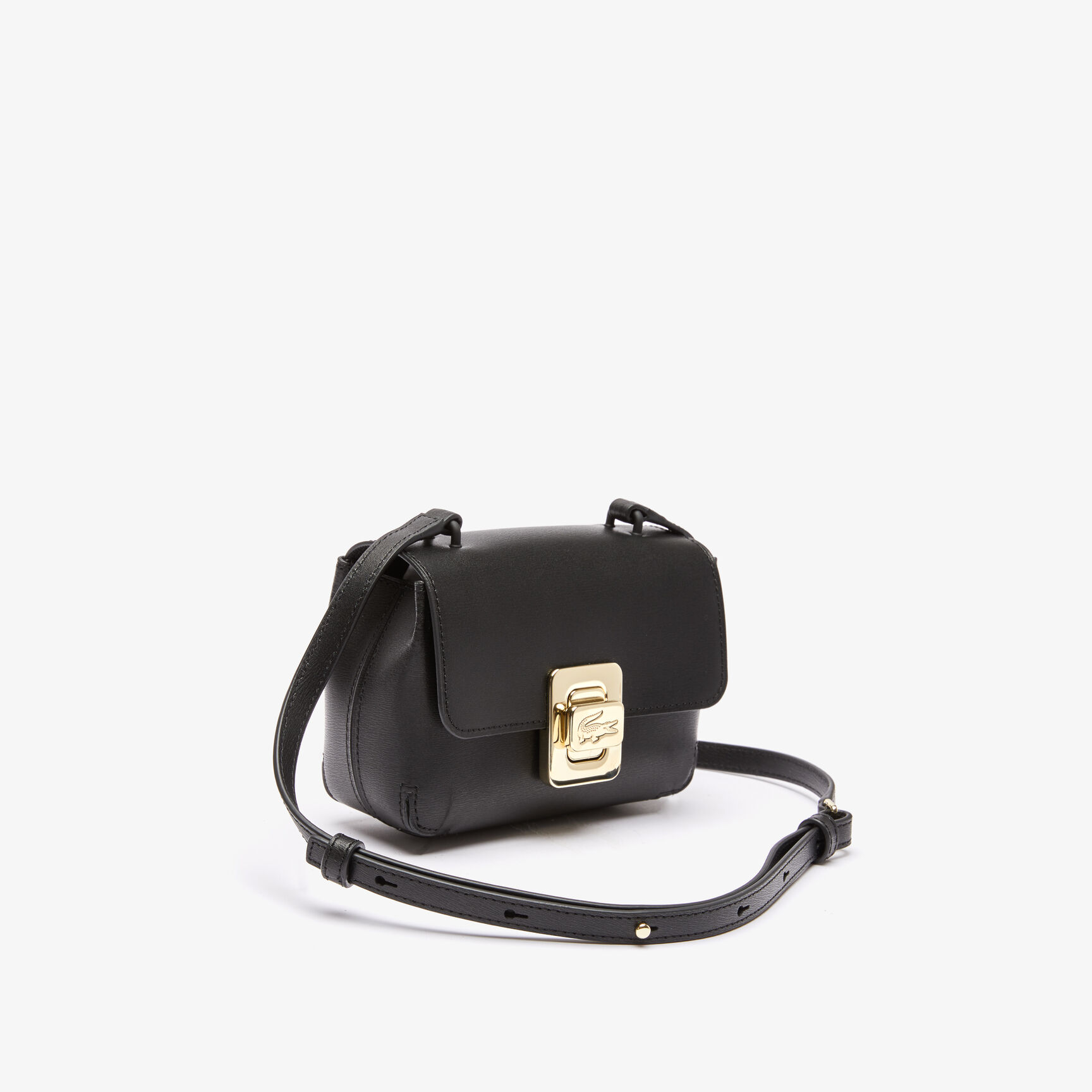 حقيبة كتف جلد بقفل محفور للنساء مجموعة Amelia