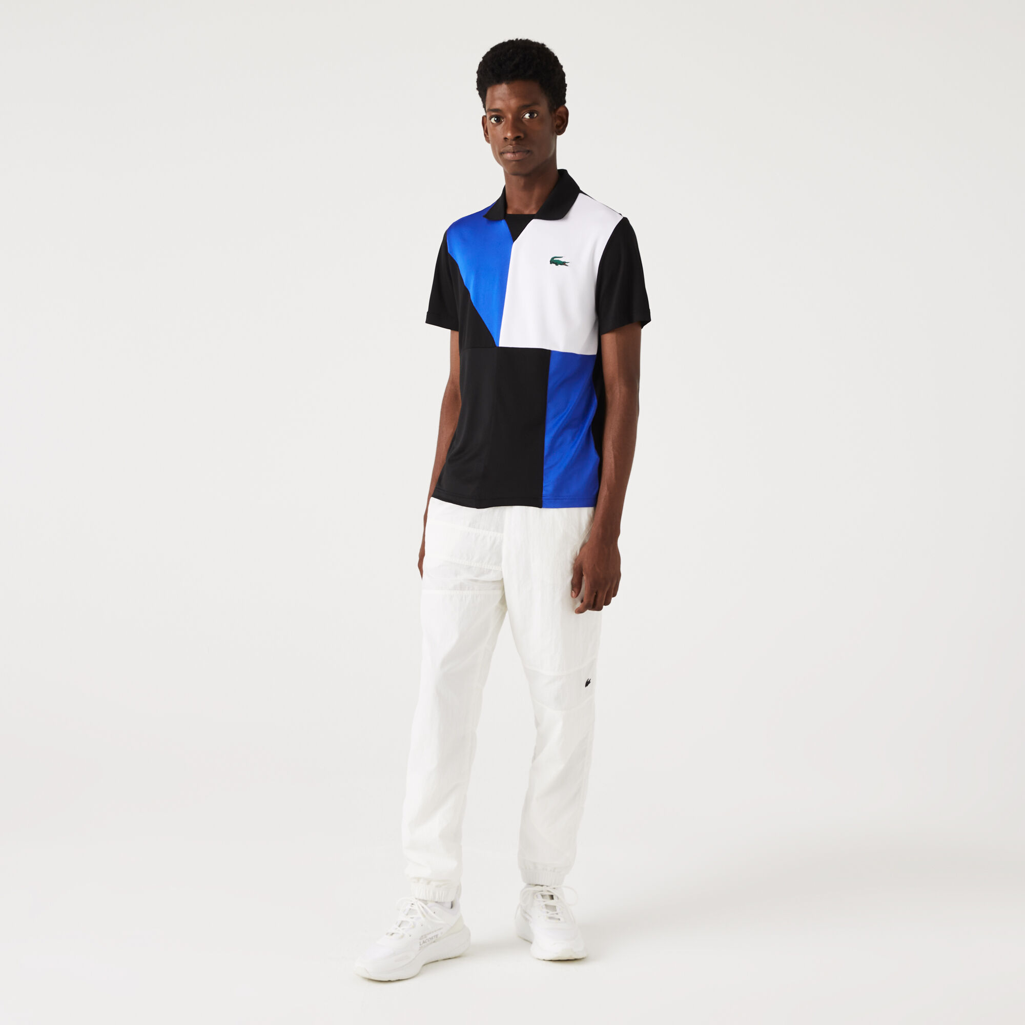 Buy Men s Lacoste SPORT Color Block Ultra Dry Piqu Tennis Polo