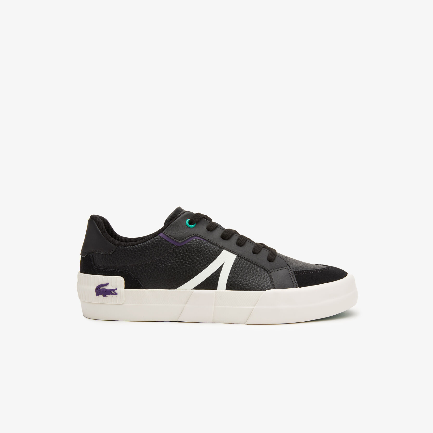 Men's Lacoste L004 Leather Colour-Pop Trainers men s lacoste l004 leather colour pop trainers