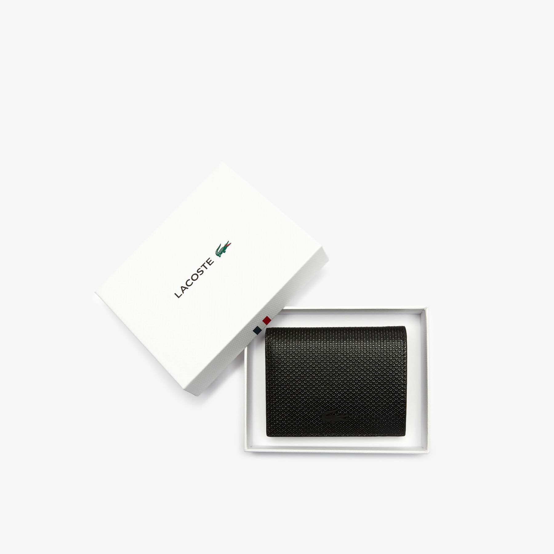 Women's Chantaco Small Piqué Leather Snap Wallet lacoste women s chantaco small piqu leather snap wallet