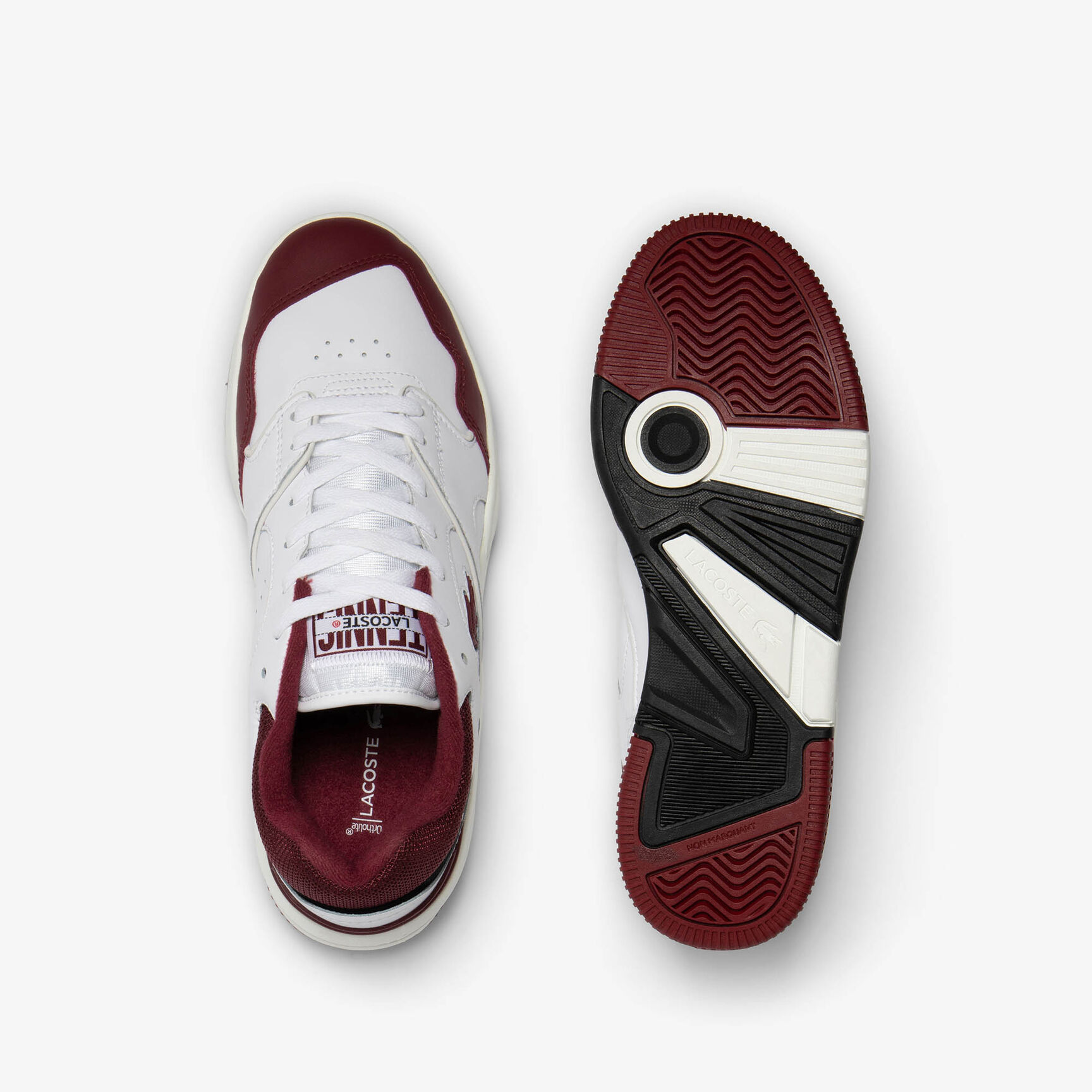 Men's Lineshot Mesh Collar Leather Trainers