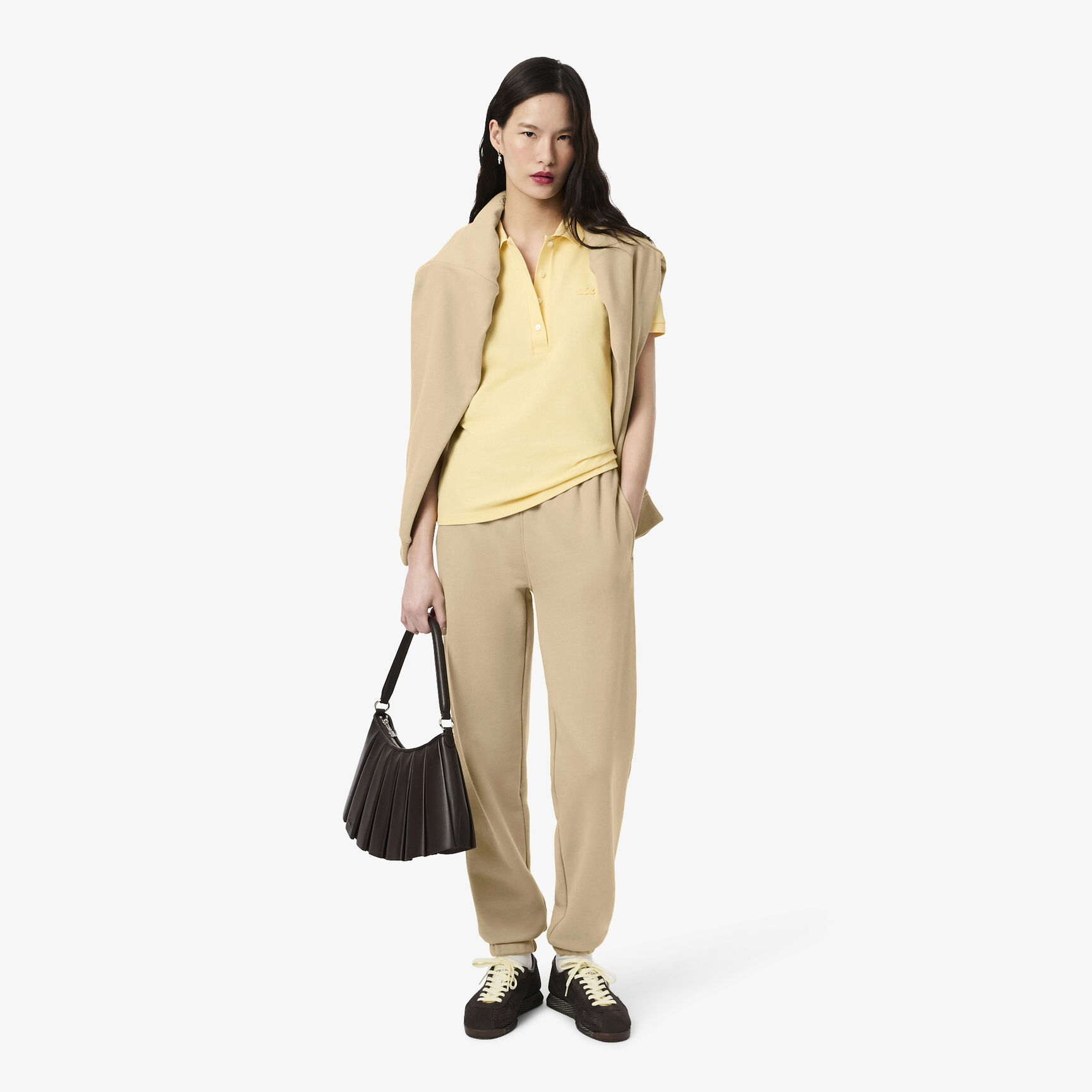 بنطال من الصوف بشعار منقوش