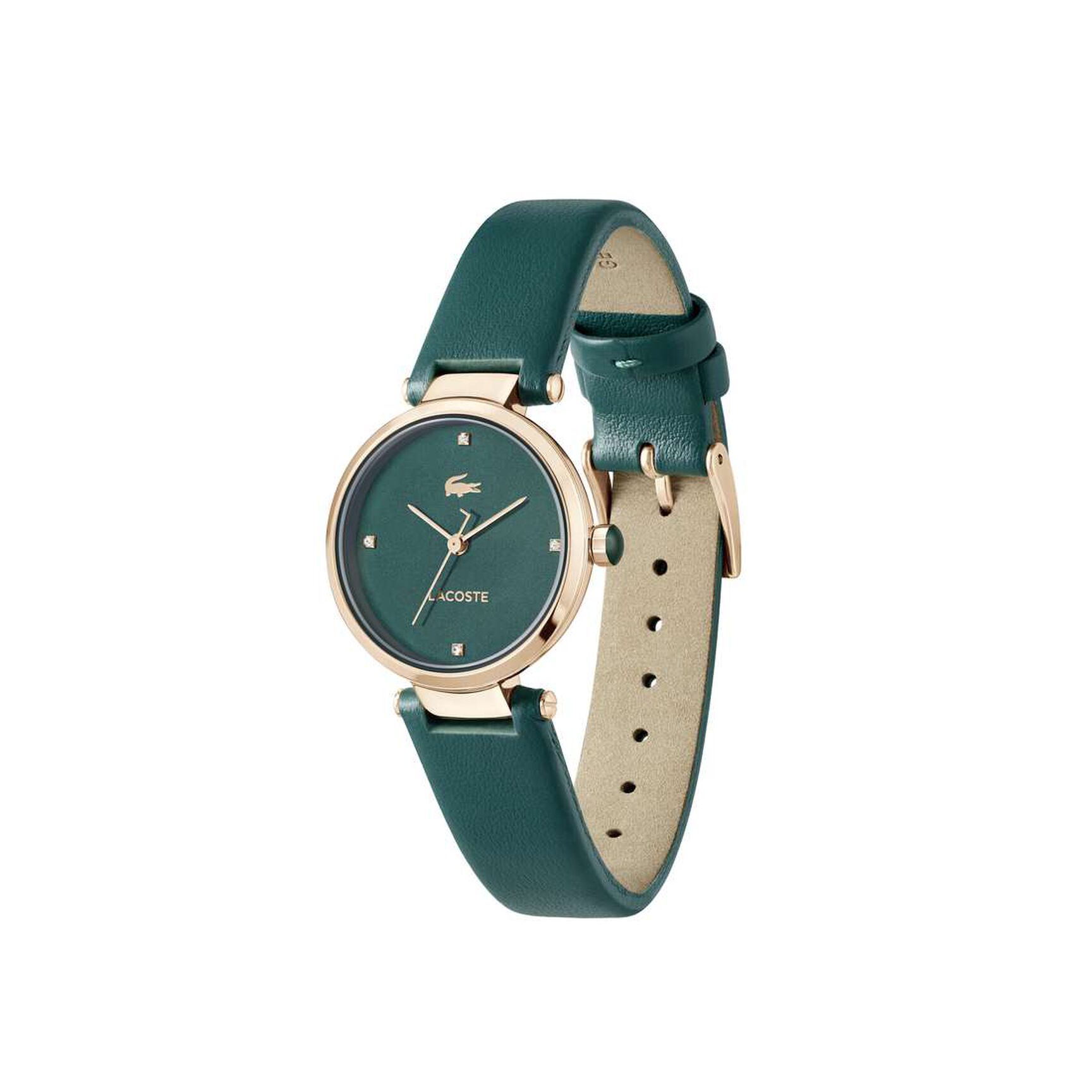 Women Leather 3 Hand Quartz Watch