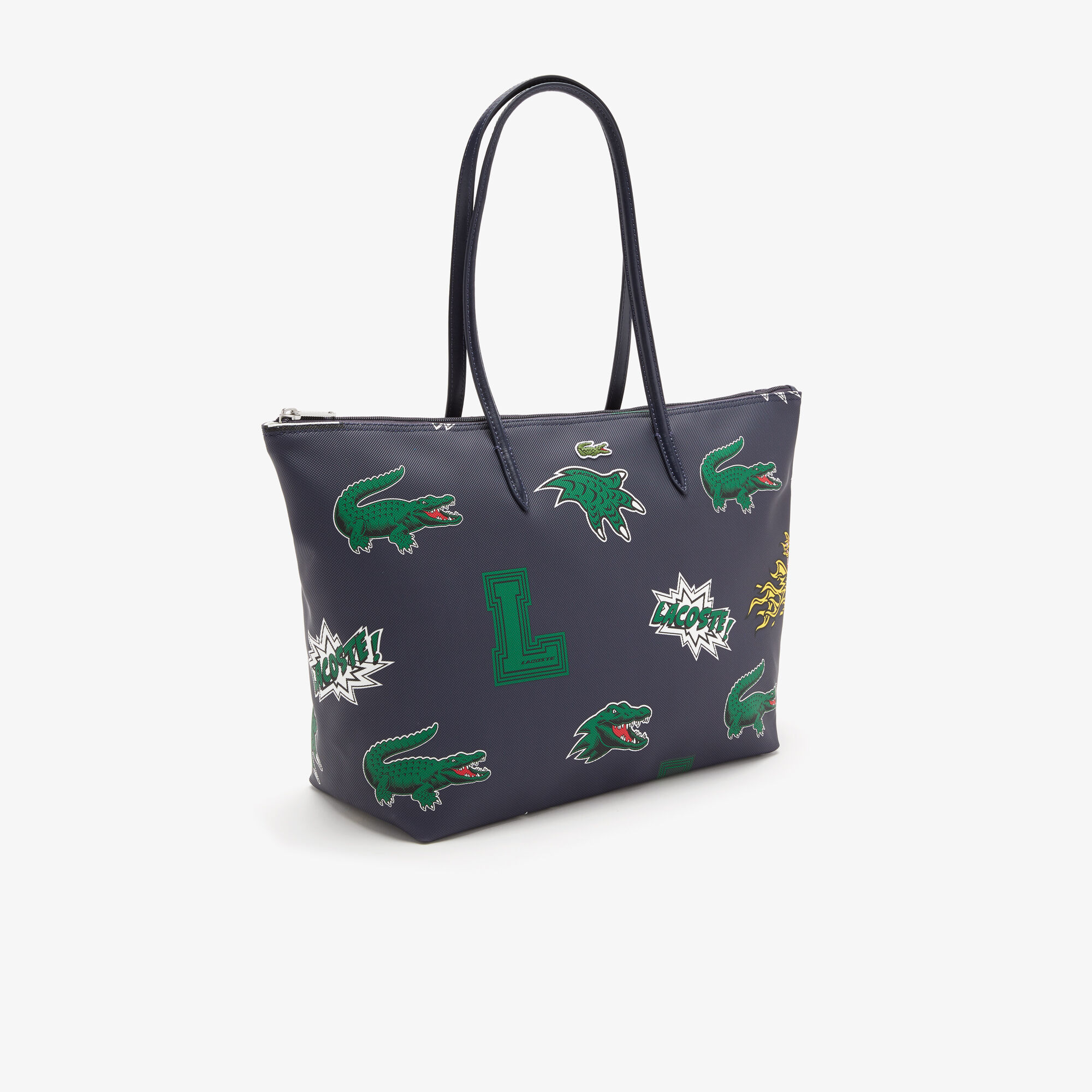 Buy Women s Lacoste Holiday Comic Effect Print Shopping Bag Lacoste SA