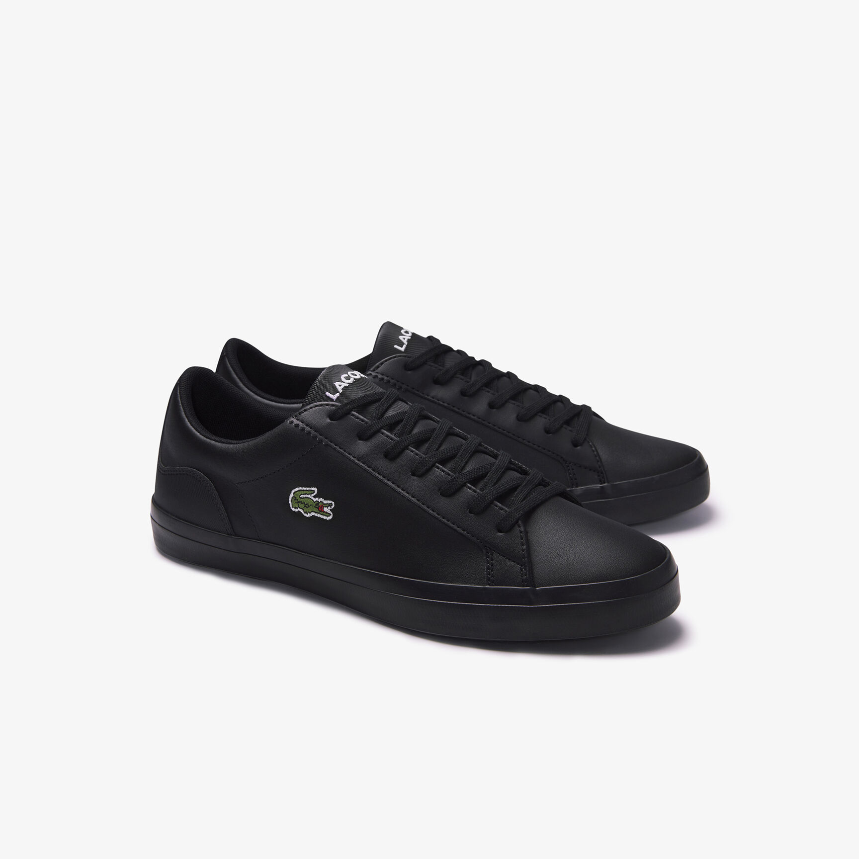 Men's Lerond Textured Leather and Synthetic Trainers Men's Lerond Textured Leather and Synthetic Trainers