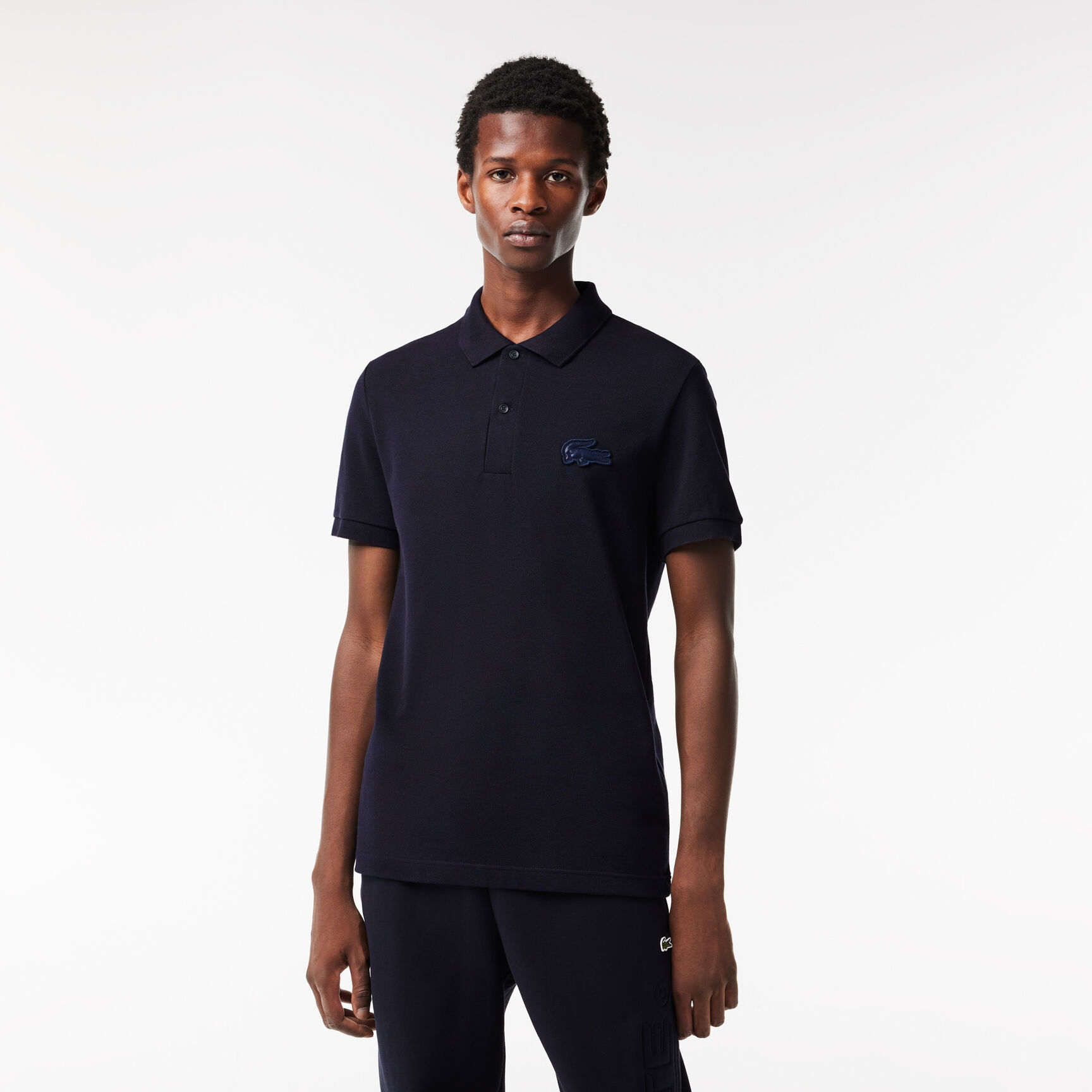 تي شيرت بولو بطبعة رينيه لاكوست من مجموعة Original L.12.12 تي شيرت بولو بطبعة رينيه لاكوست من مجموعة Original L.12.12