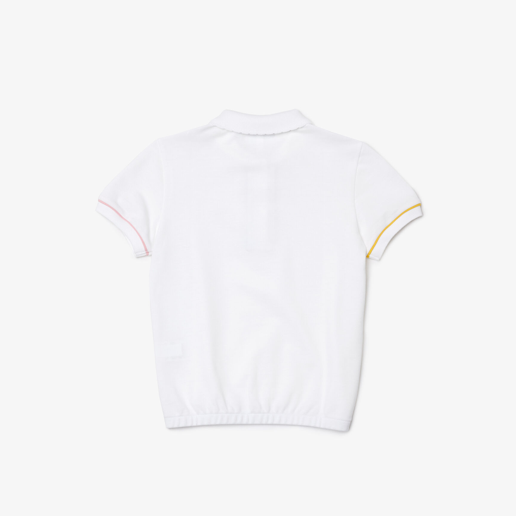 تيشيرت بولو بيكيه قطن بخصر مطاطي وشعار لاكوست للبنات تيشيرت بولو بيكيه قطن بخصر مطاطي وشعار لاكوست للبنات