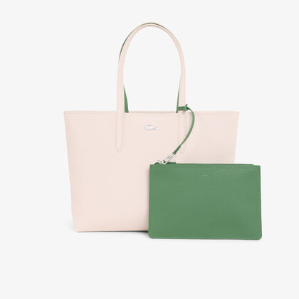 lacoste anna reversible tote with pouch