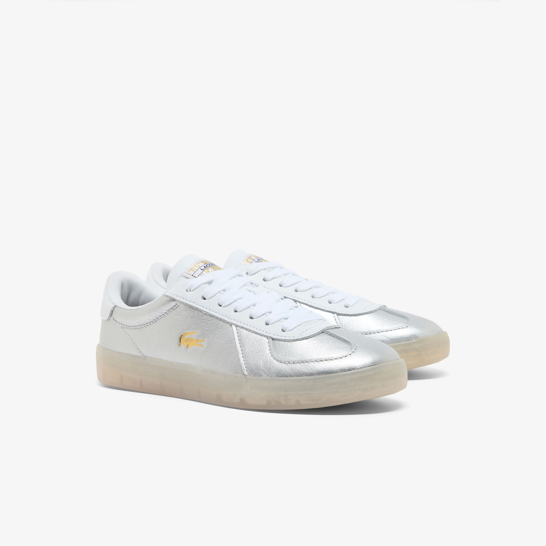 lacoste women s baseshot pro leather sneakers