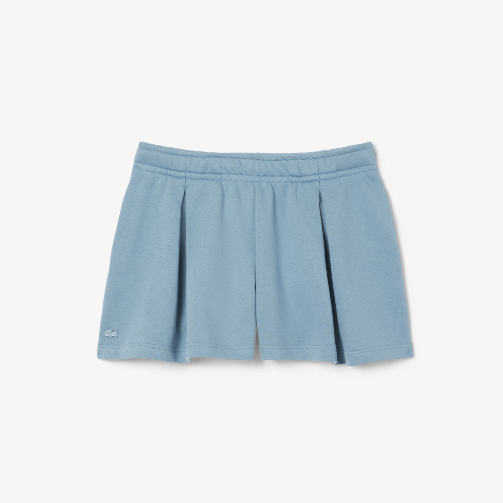 Pleated Fleece Shorts