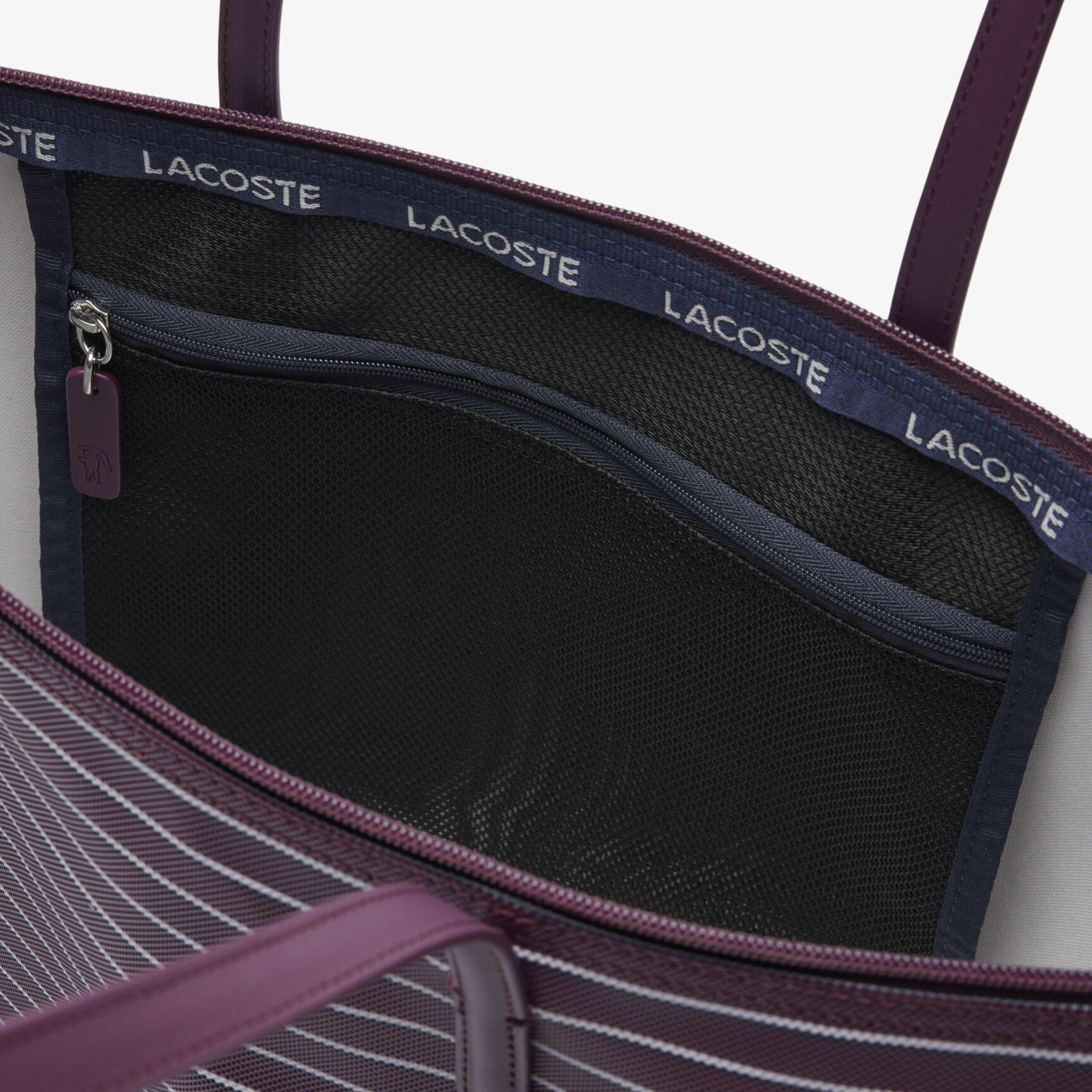 Large Striped L.12.12 Concept Tote