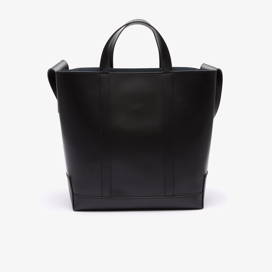 Women's L-Tote Embossed Badge Leather Shopper Bag Women's L-Tote Embossed Badge Leather Shopper Bag