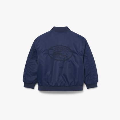 lacoste unisex nylon bomber jacket