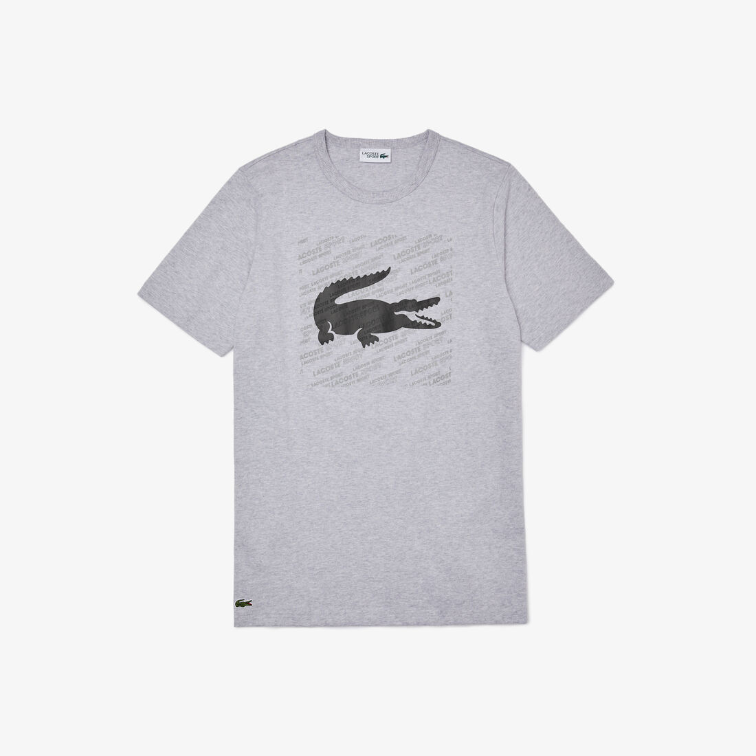 Men's Lacoste SPORT Reflective Crocodile Print Cotton T-shirt Men's Lacoste SPORT Reflective Crocodile Print Cotton T-shirt
