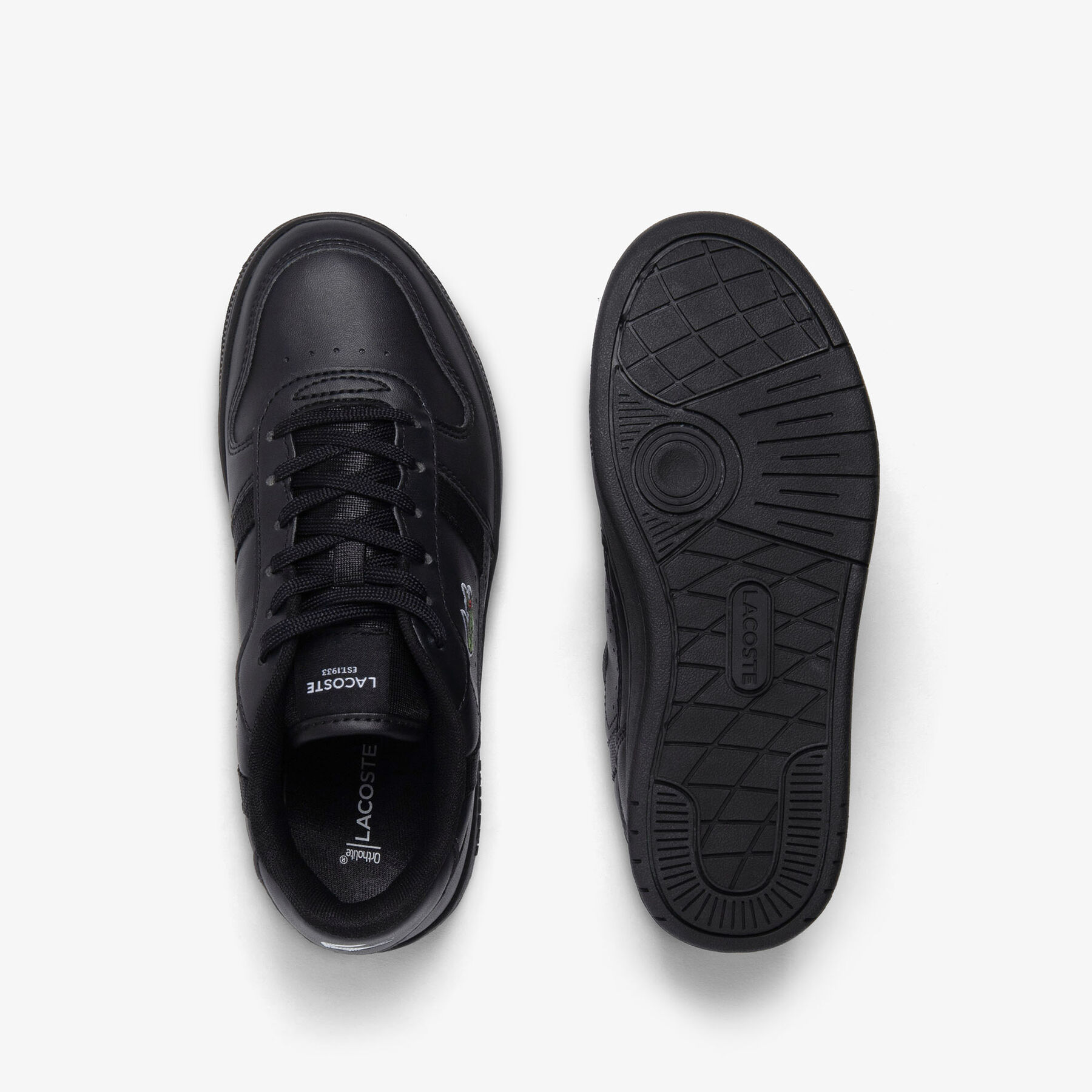 lacoste junior s t clip set trainers
