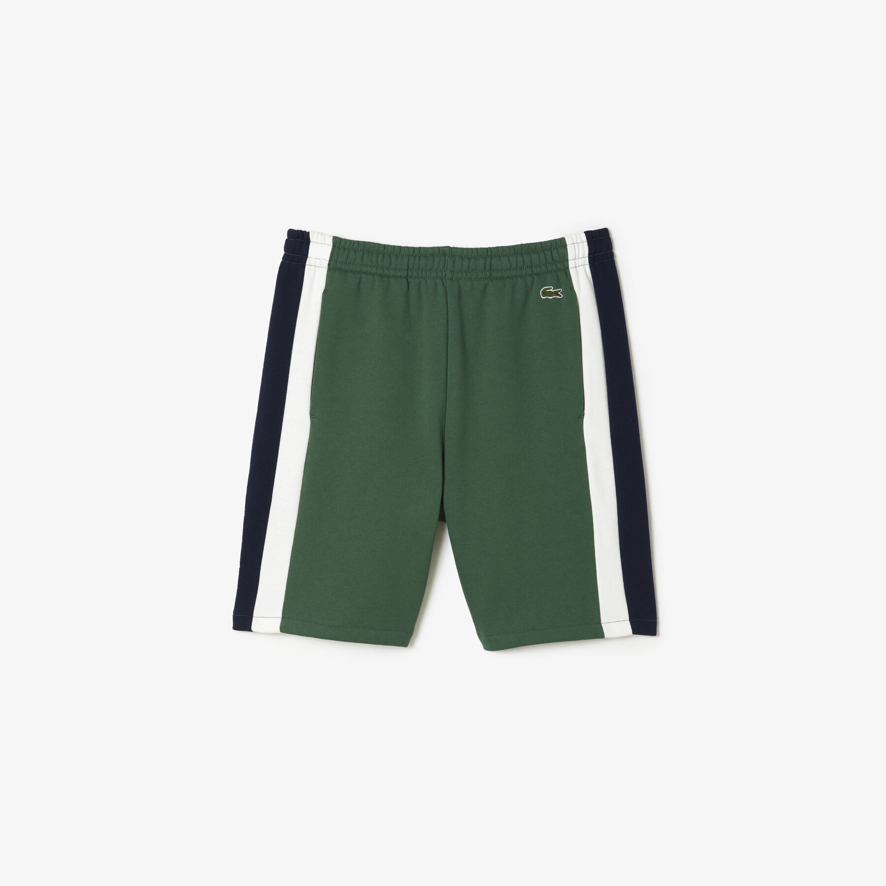 Men's Lacoste Brushed Fleece Colourblock Shorts men s lacoste brushed fleece colourblock shorts