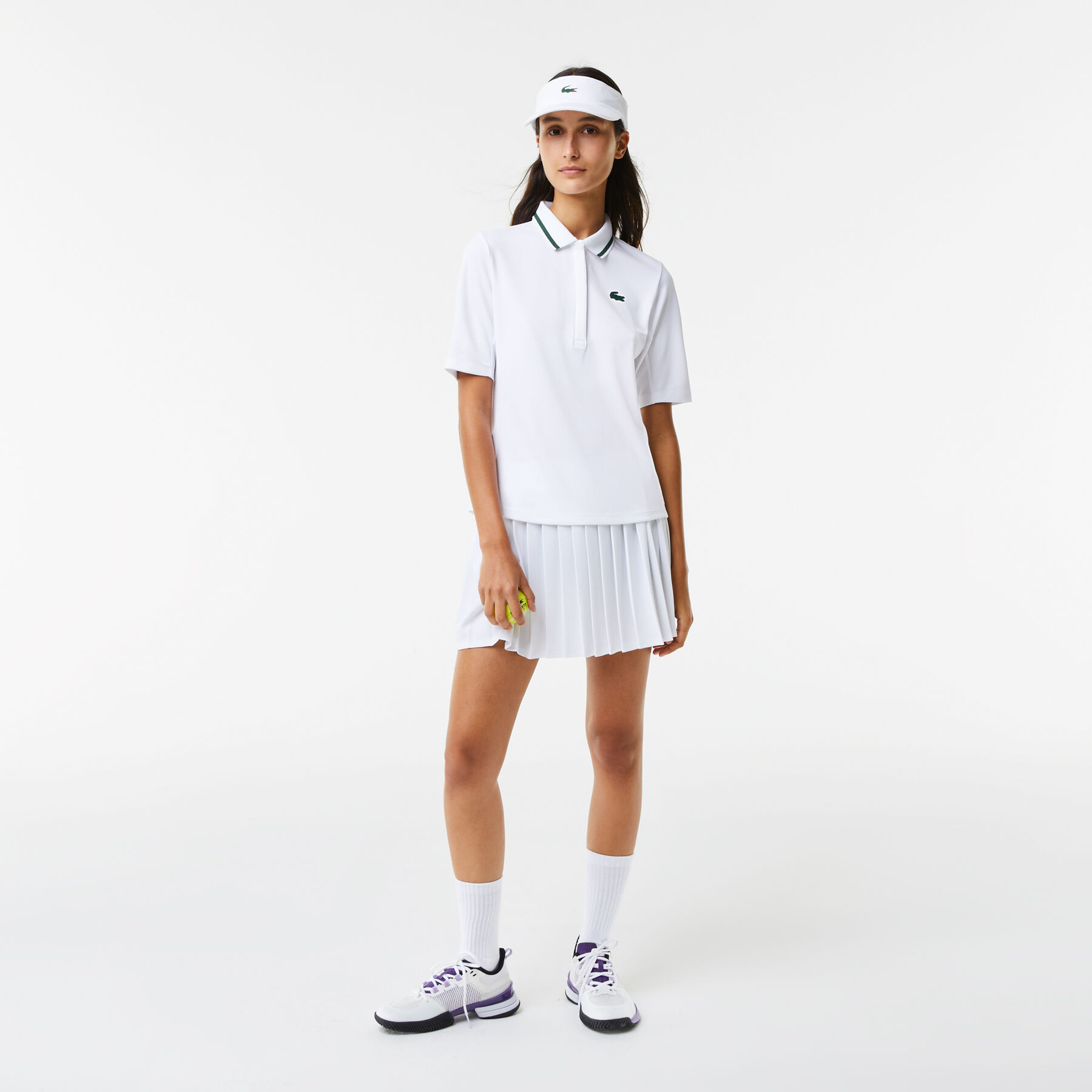 تيشيرت بولو تنس بيكيه ينظم حرارة الجسم للنساء من مجموعة Lacoste SPORT لاكوست تيشيرت بولو تنس بيكيه ينظم حرارة الجسم للنساء من مجموعة lacoste sport