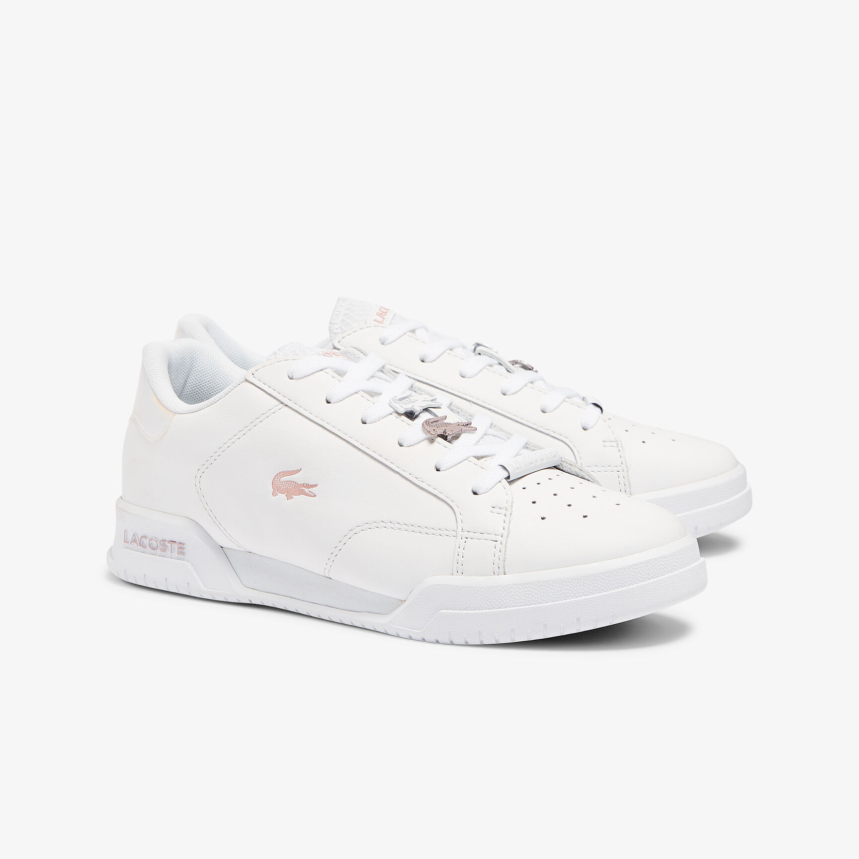 Women's Twin Serve Embellished Leather Sneakers Women's Twin Serve Embellished Leather Sneakers