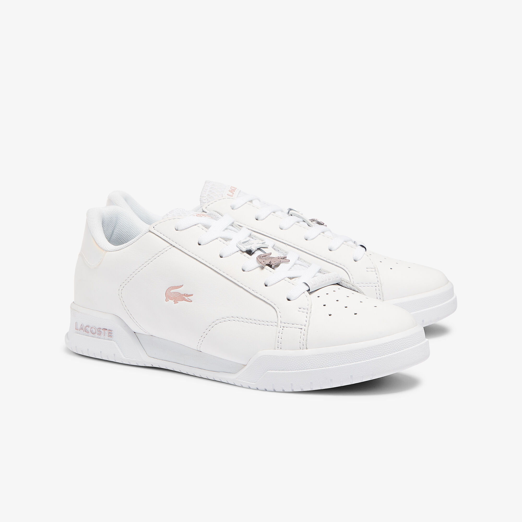 Women's Twin Serve Embellished Leather Sneakers