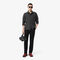 lacoste men s the blend clipped monogram canvas messenger bag